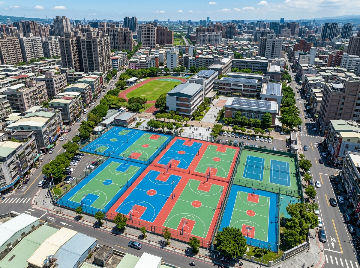 蚌埠市预制型塑胶跑道硅PU篮球场 - 排名